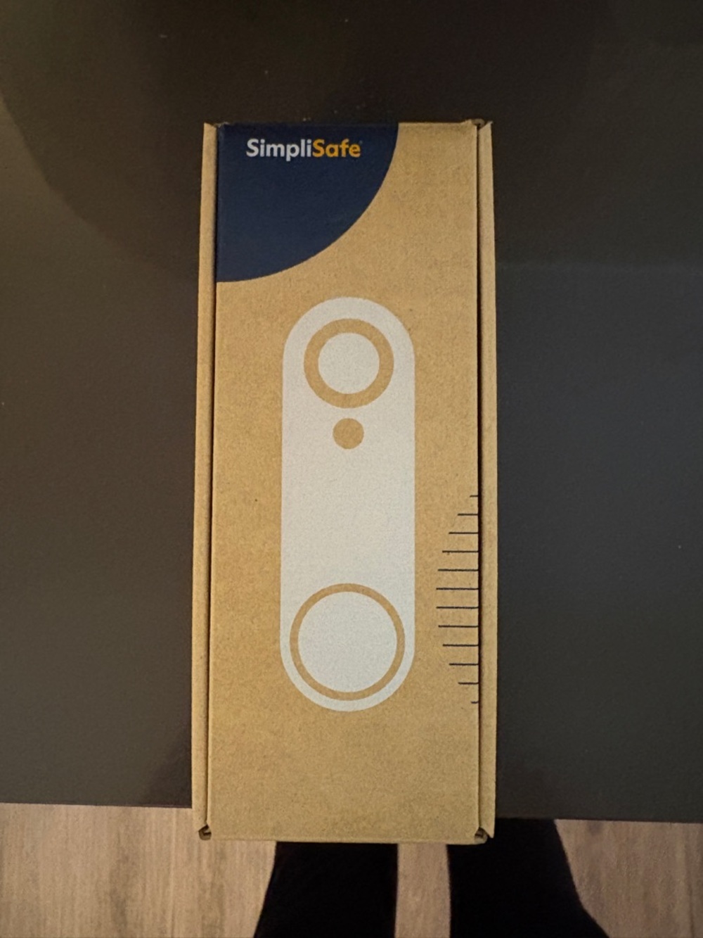 SimpliSafe White Wired Doorbell Ring Camera with Silver Button NEW